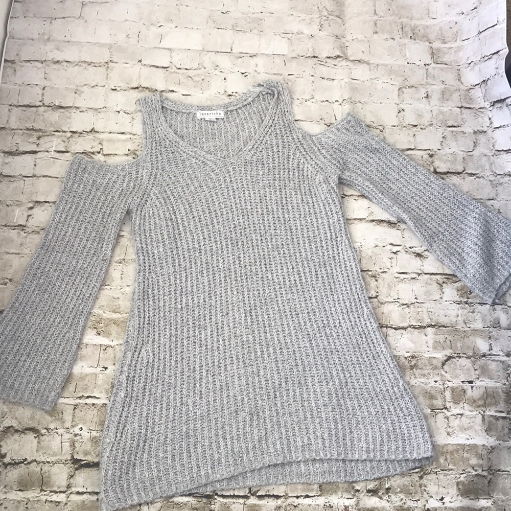 Boutique knitted sweater gray!